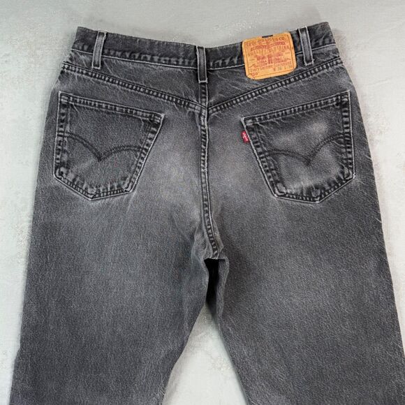 Vintage 2001 Levi's 550 Red Tab Jeans "Every Garment Guaranteed" Fit 33 x 34 - Picture 7 of 8